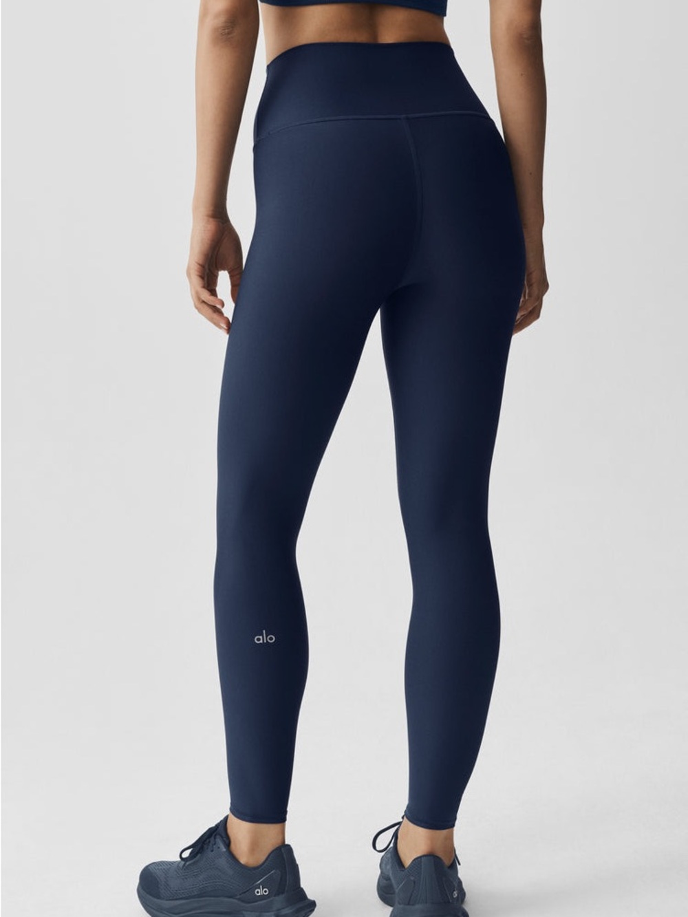 ALO Yoga Navy Blue High-Waist Airlift Leggings
